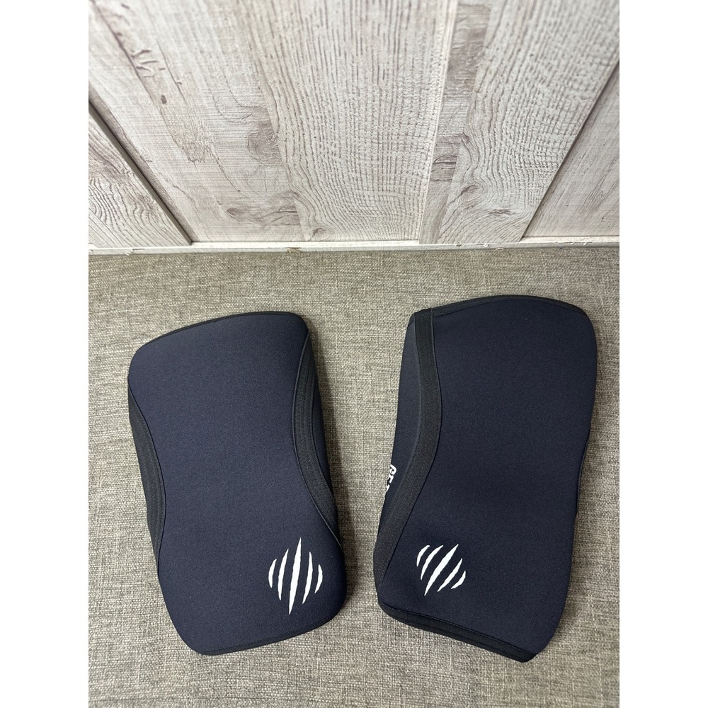 Bear KompleX Knee Sleeves Black Compression Support Weightlifting Adult Medium